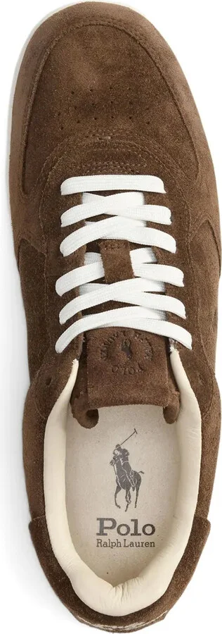 Suede Low-Top Lace-Up Sneakers - Image 3