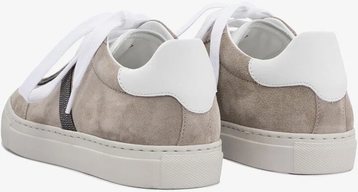 Suede Low-Top Sneakers - Image 3