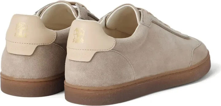 Suede Low-Top Sneakers - Image 3