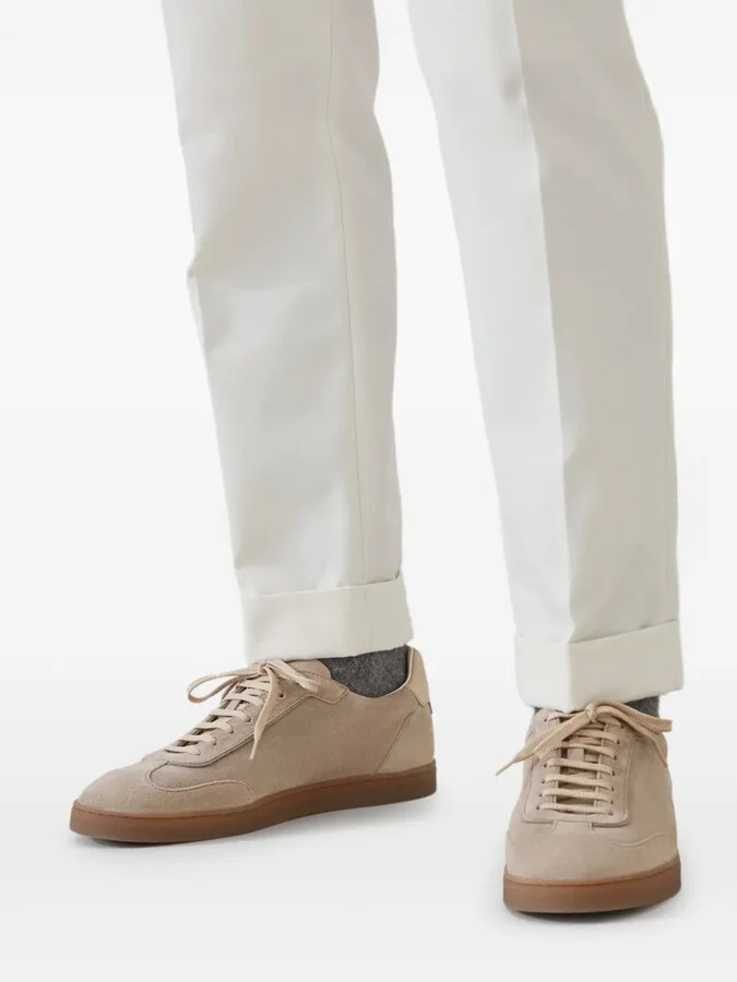 Suede Low-Top Sneakers - Image 5