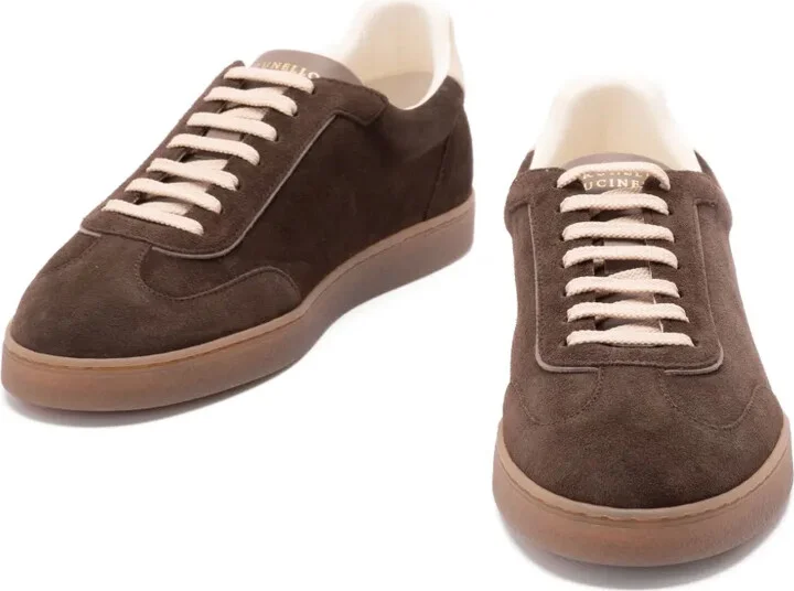 Suede Low-Top Sneakers - Image 3