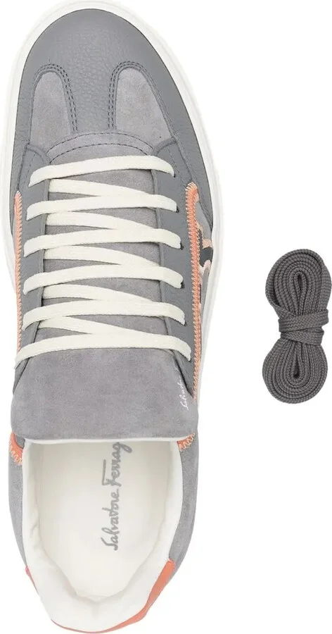 Suede Low-Top Sneakers - Image 4