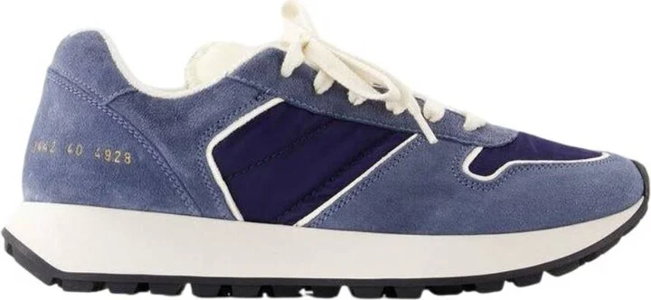 Suede Low-Top Track Sneakers