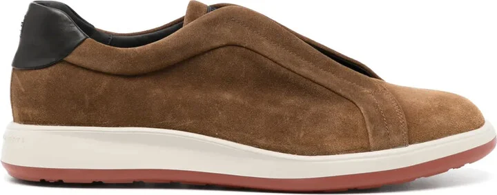 Suede Low Top Trainer