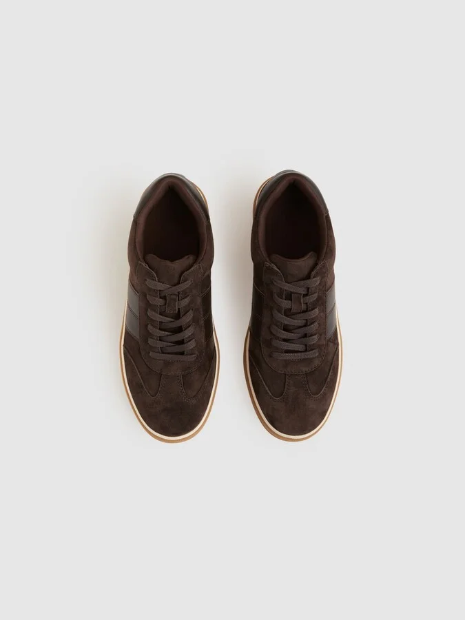 Suede Low-top Trainers - Image 3