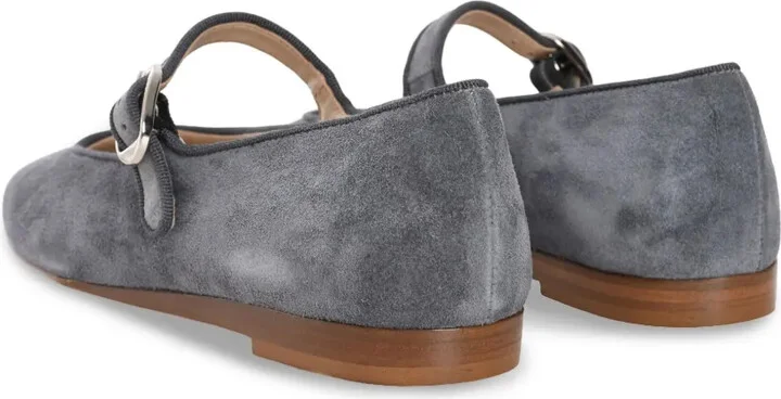 suede Mary Jane ballerina shoes - Image 3