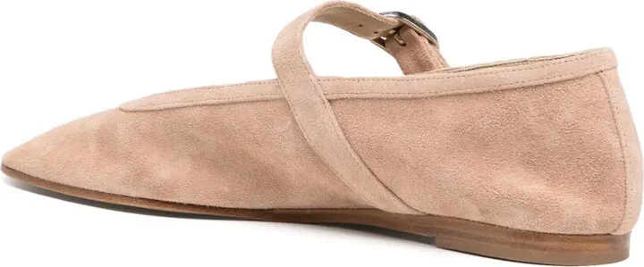 suede Mary Jane ballerina shoes - Image 3