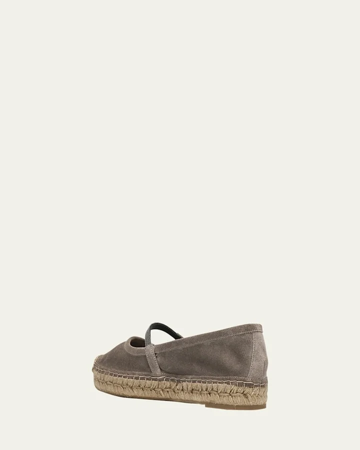 Suede Mary Jane Espadrilles - Image 2