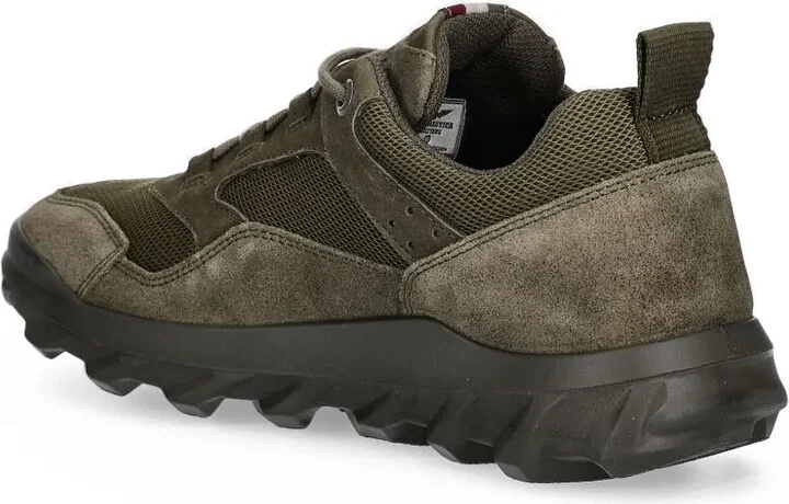 Suede Mesh Low-Top Sneakers - Image 2