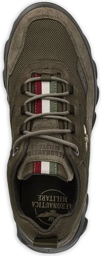 Suede Mesh Low-Top Sneakers - Image 3
