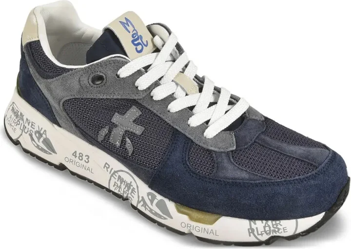 Suede-Mesh Sneakers - Image 2