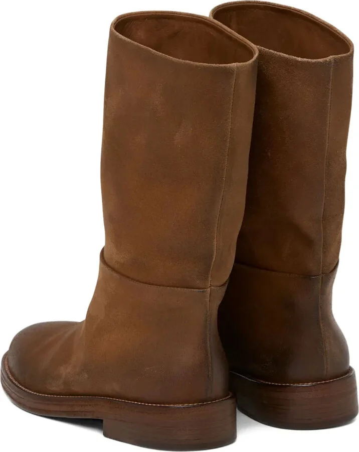 Suede Mid-Calf Boots - Image 3