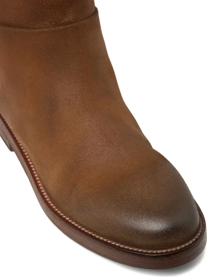 Suede Mid-Calf Boots - Image 4
