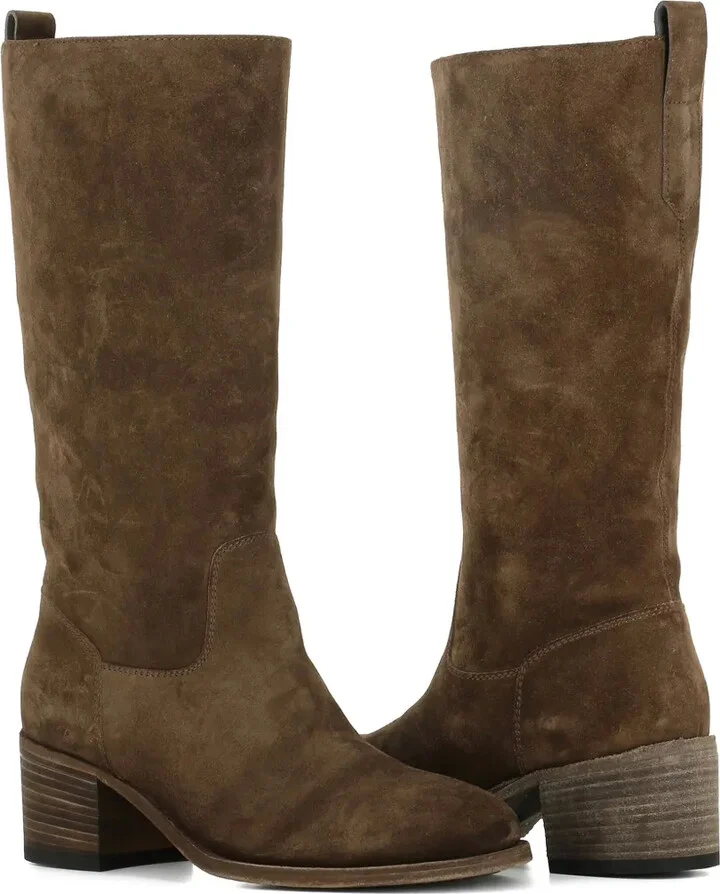 Suede Mid-Calf Boots - Image 2