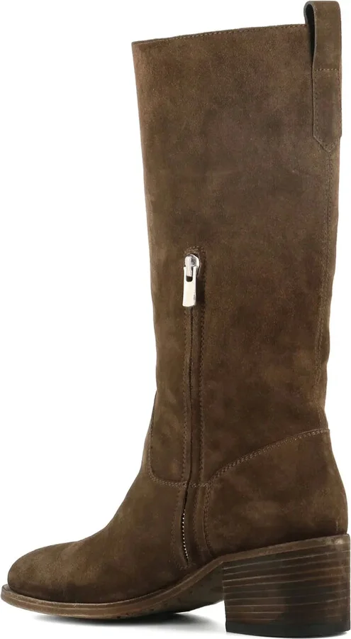 Suede Mid-Calf Boots - Image 3