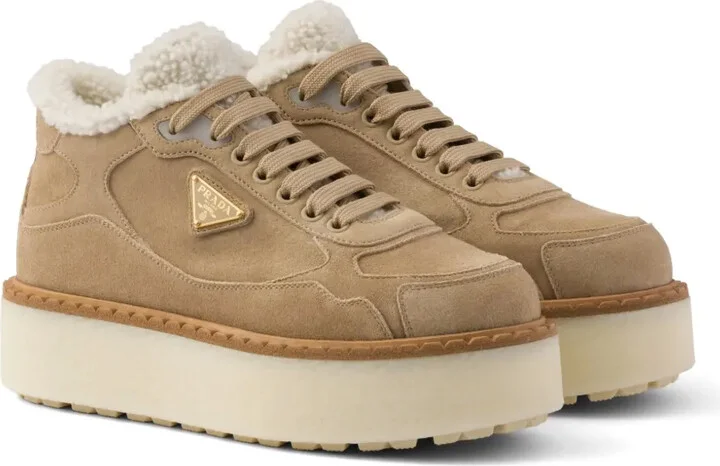 Suede Mid-Top Sneakers - Image 2