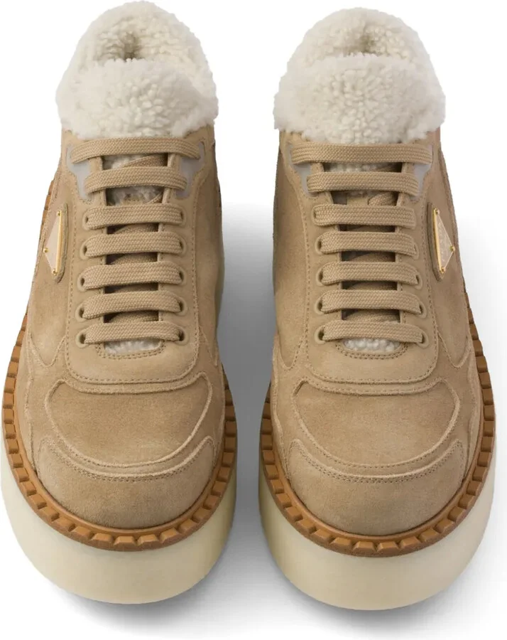 Suede Mid-Top Sneakers - Image 4