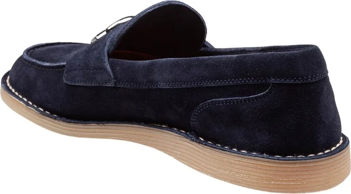 Suede Moccasin Color Blue - Image 4