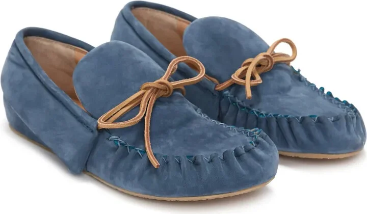 Suede Moccasin Loafers - Image 2