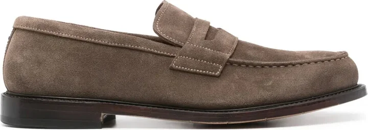 Suede Moccasin Loafers