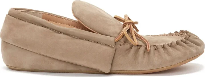 Suede Moccasin Loafers