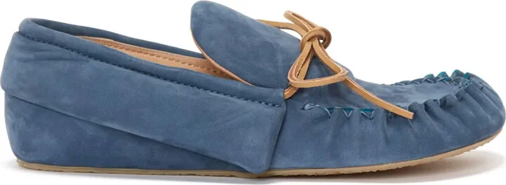Suede Moccasin Loafers