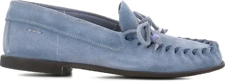 Suede Moccasin Loafers