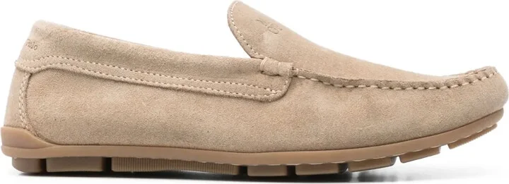 Suede Moccasin Loafers