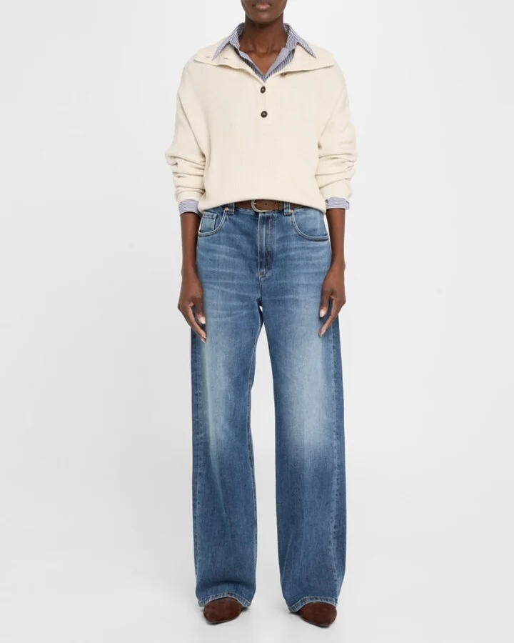 Suede Monili Ballerina Mules - Image 2
