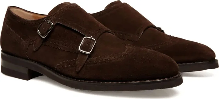 Suede Monk Shoes - Image 2