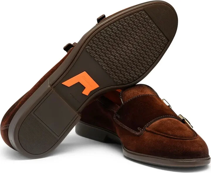 Suede Monk Shoes - Image 4