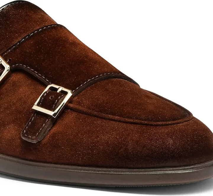Suede Monk Shoes - Image 5