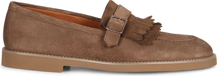 Suede Monk-strap Shoes