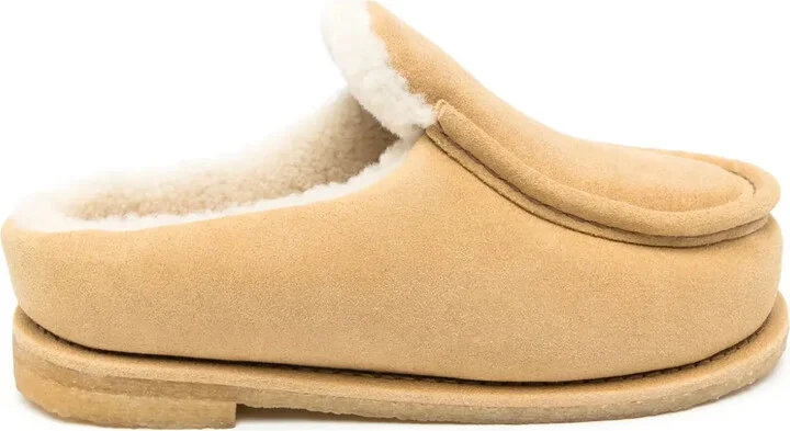 Suede Mules