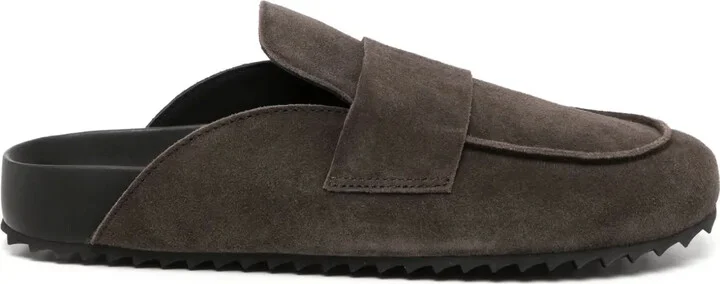 Suede Mules