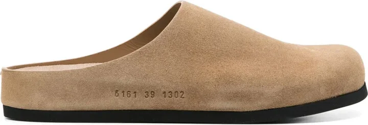 Suede Mules