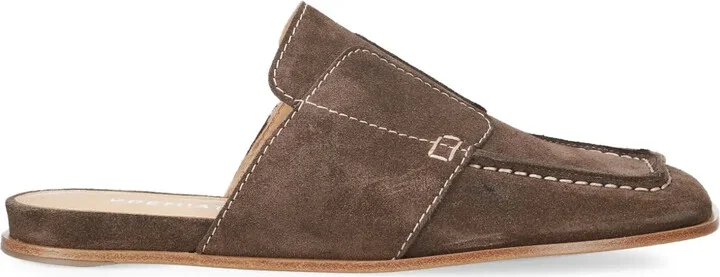 Suede Mules