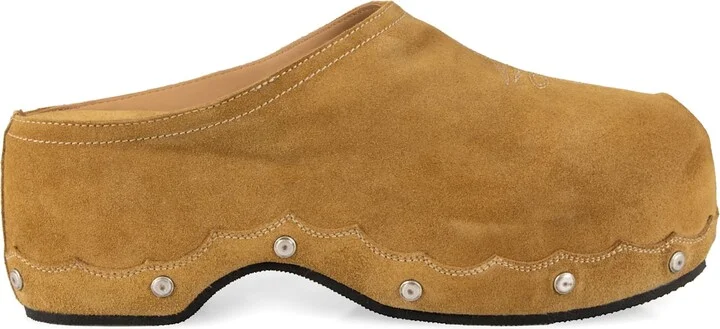 Suede Mules