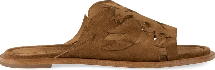 Suede Mules