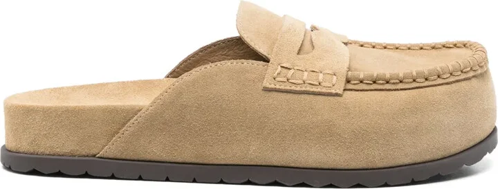 Suede Mules
