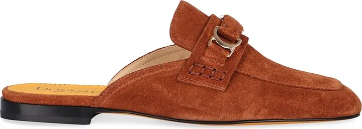 Suede Mules
