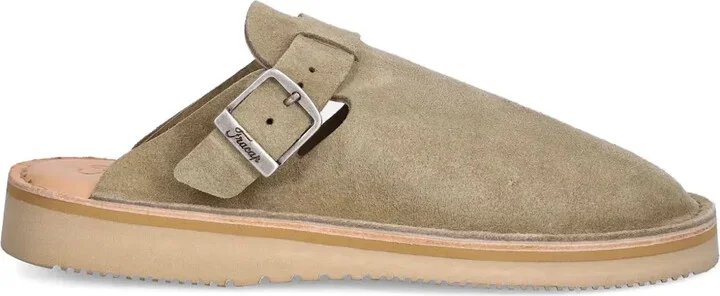 Suede Mules