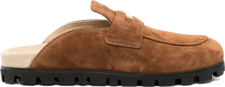 Suede Mules