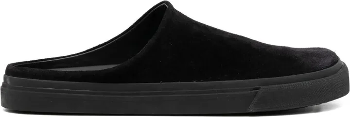 Suede Mules