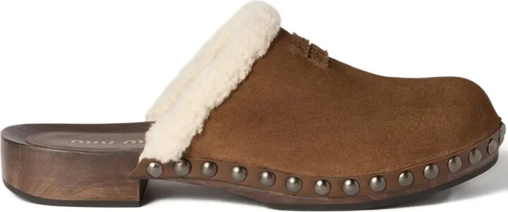 Suede Mules