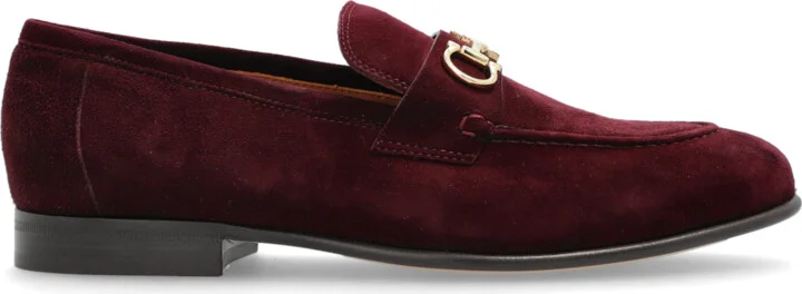 Suede `Ottone` Loafers, , - Burgundy
