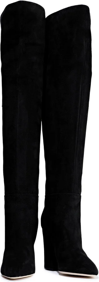 Suede over-the-knee boots - Image 2