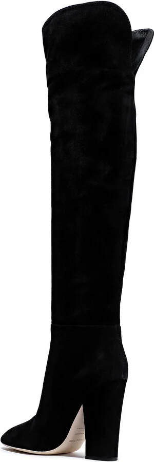 Suede over-the-knee boots - Image 3