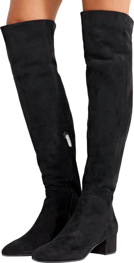 Suede over-the-knee boots - Image 3