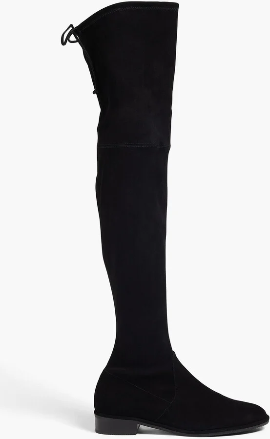 Suede over-the-knee boots